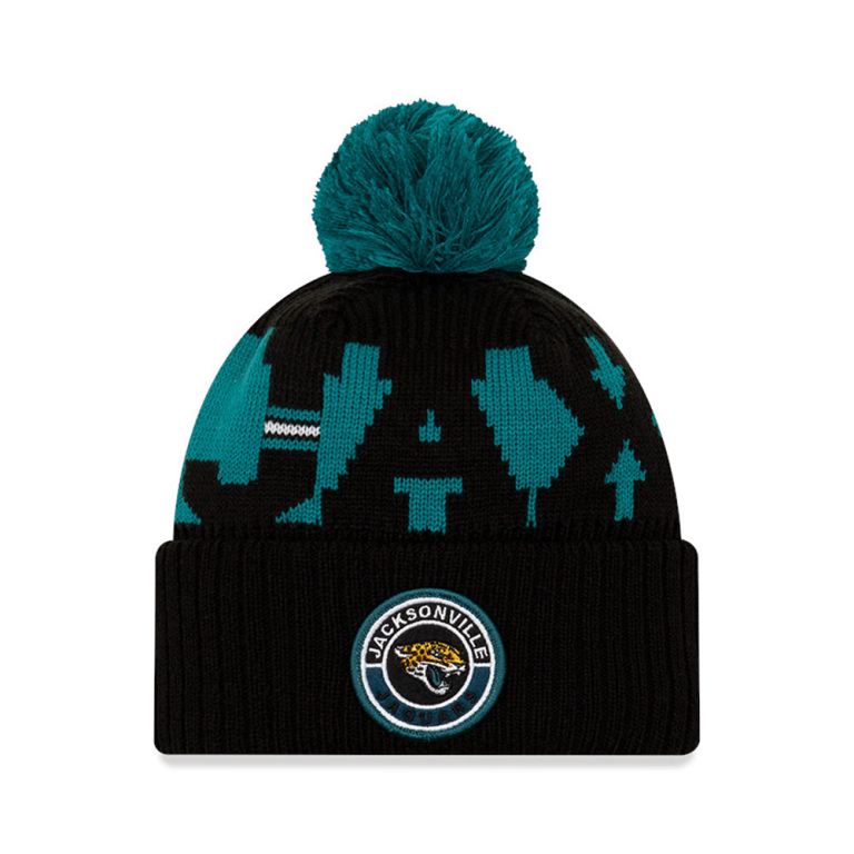 Gorras New Era Beanies Negros - Jacksonville Jaguars On Field Kids 21735JOLW